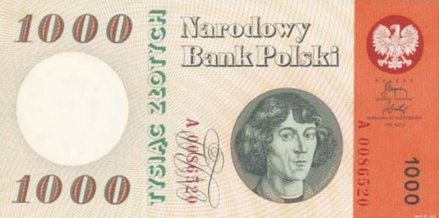 Tysiąc złotych z czasów PRL.