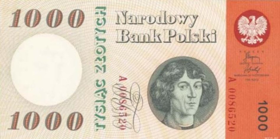 Tysiąc złotych z czasów PRL.