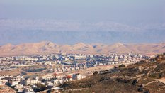 Widok na Ma'ale Adumim, jedno z największych izraelskich osiedli na Zachodnim Brzegu, które znalazło