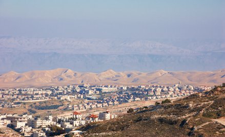 Widok na Ma'ale Adumim, jedno z największych izraelskich osiedli na Zachodnim Brzegu, które znalazło