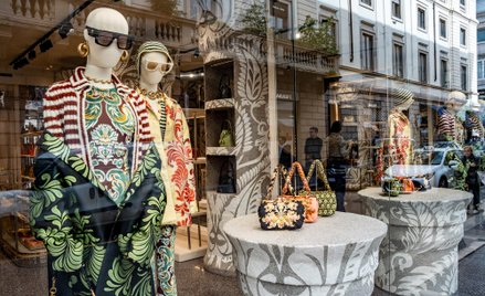 Butik marki Etro w Mediolanie.