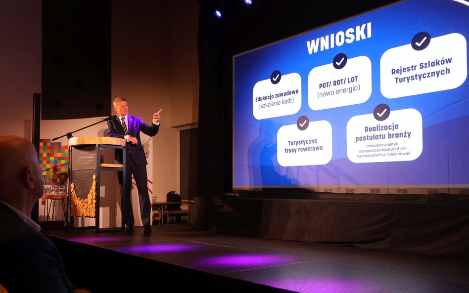 Ireneusz Raś przedstawił listę pięciu problemów w turystyce, które chce jeszcze rozwiązać do końca k