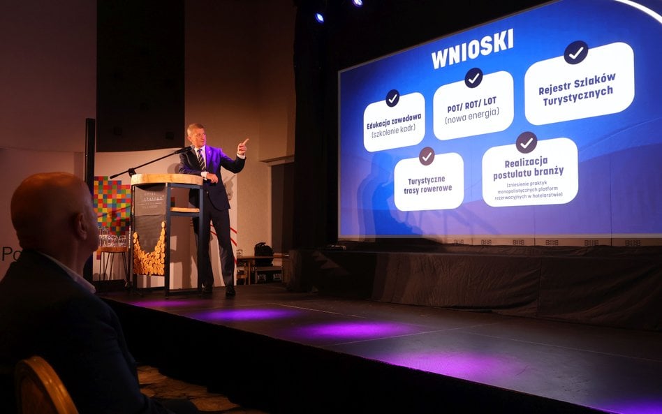 Ireneusz Raś przedstawił listę pięciu problemów w turystyce, które chce jeszcze rozwiązać do końca k