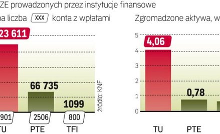 Ubezpieczyciele prowadzą najwięcej IKZE