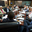 Spotkanie prezydenta Baracka Obamy z doradcami