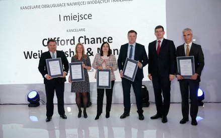 Jarosław Grzesiak (Gremberg Taurig), Anna Frankowska (Weil, Gotshal & Manges), Krystyna Szczepanowsk
