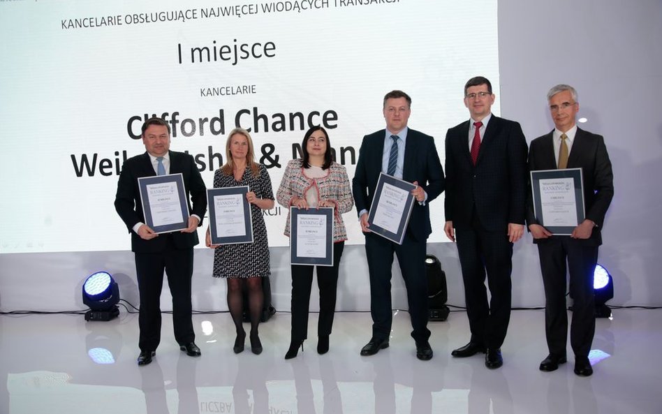 Jarosław Grzesiak (Gremberg Taurig), Anna Frankowska (Weil, Gotshal & Manges), Krystyna Szczepanowsk