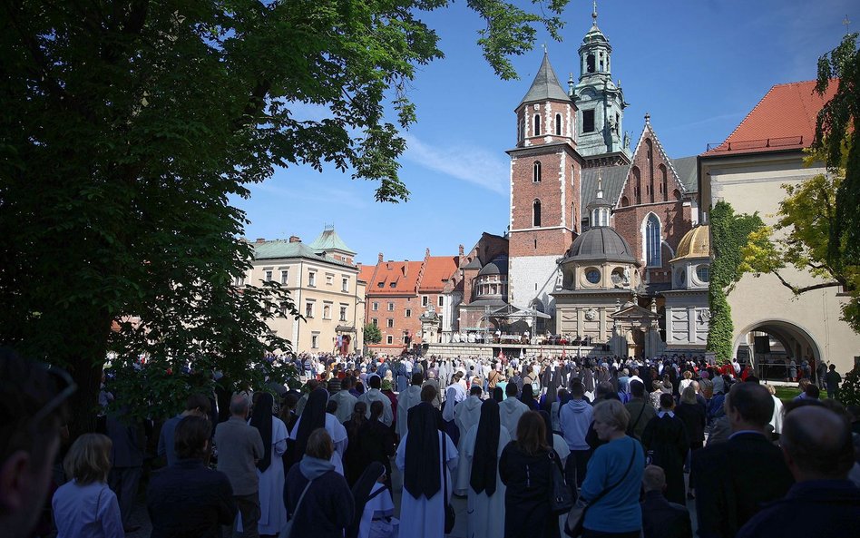 Msza święta z okazji uroczystości Bożego Ciała w Krakowie