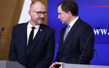 Minister sprawiedliwości, prokurator generalny Zbigniew Ziobro i prokurator krajowy Dariusz Barski