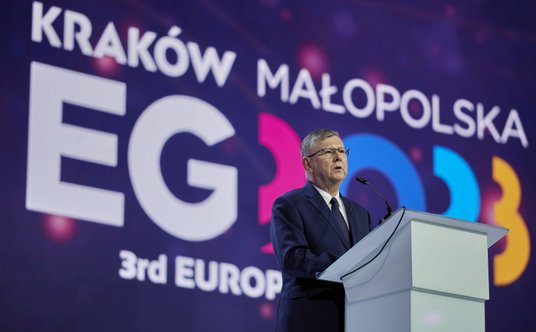 Witold Kozłowski – Marszałek Województwa Małopolskiego i współgospodarz tegorocznych III Igrzysk Eur