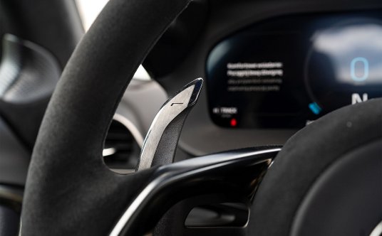 Łopatka zabudowana na kolumnie kierownicy