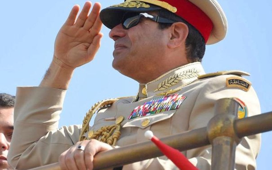 Egipski prezydent generał Abdel Fattah al-Sisi