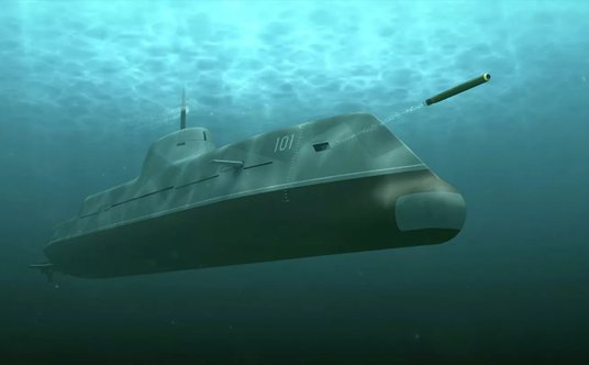 Rosyjskie CKB MT Rubin przedstawiło nową wersję zanurzalnego patrolowca Strażnik.