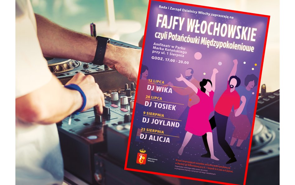 W sobotę 26 lipca kolejna impreza z cyklu Fajfy Włochowskie, czyli Potańcówki Międzypokoleniowe