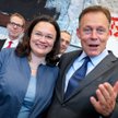 Andrea Nahles przejęła przewodniczenie frakcji SPD w Bundestagu od Thomasa Oppermanna