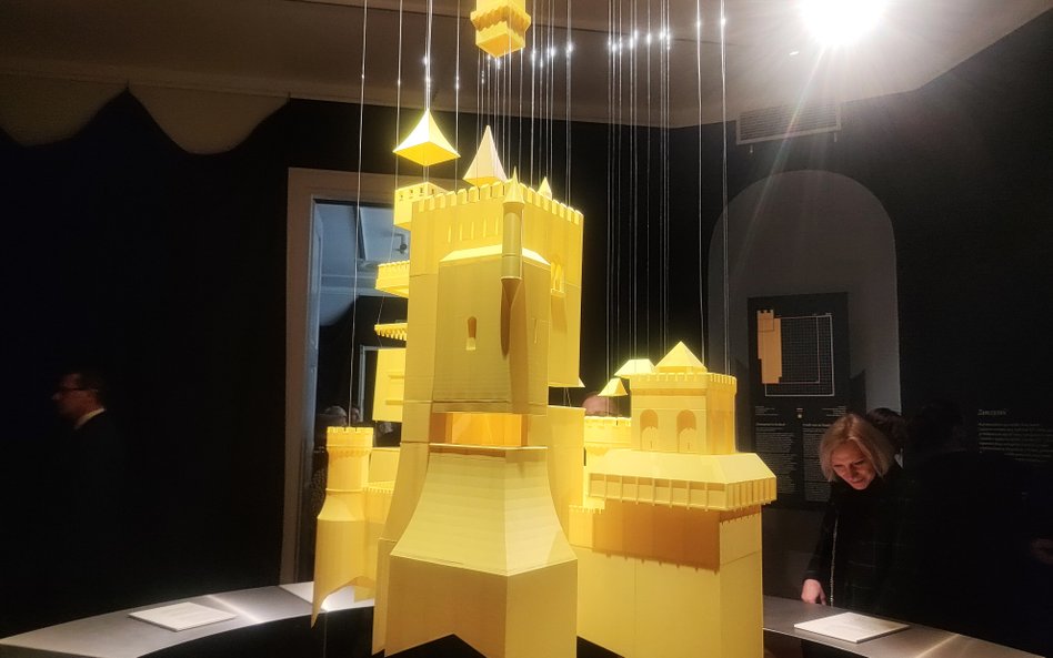 Model współczesnej zamczystej budowli