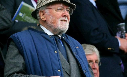 ?Richard Attenborough (jako kibic ?na meczu Chelsea ?z Aston Villa, 2008 r.)