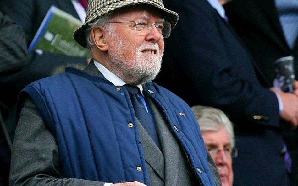 ?Richard Attenborough (jako kibic ?na meczu Chelsea ?z Aston Villa, 2008 r.)