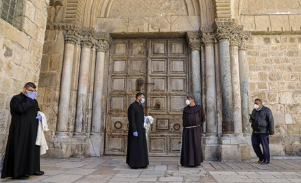 Jerozolima bez procesji. Franciszkanie rozdawali gałązki oliwne
