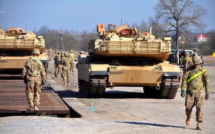 Amerykańscy pancerniacy w Drawsku Pomorskim