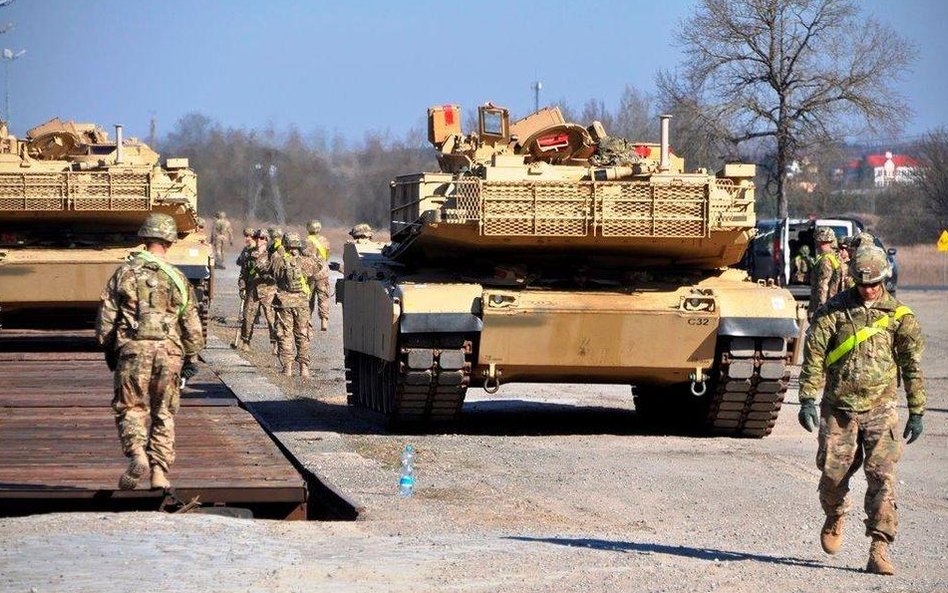 Amerykańscy pancerniacy w Drawsku Pomorskim