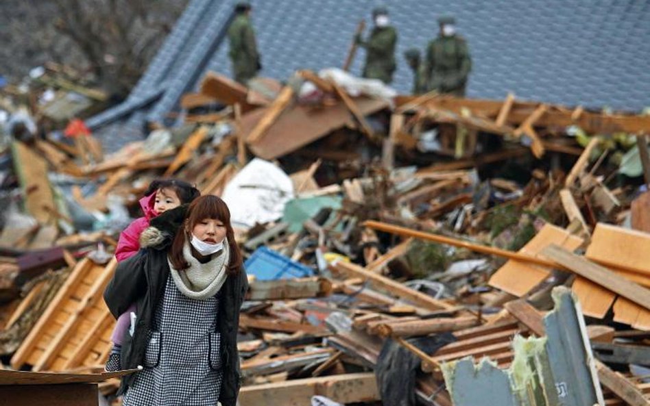 Miasto Ofunato w prefekturze Iwate, dzień po trzęsieniu ziemi