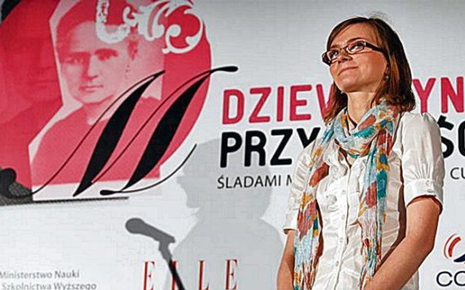Zwyciężczyni konkursu resortu nauki i magazynu „Elle” Joanna Filipowska jest studentką V roku biolog