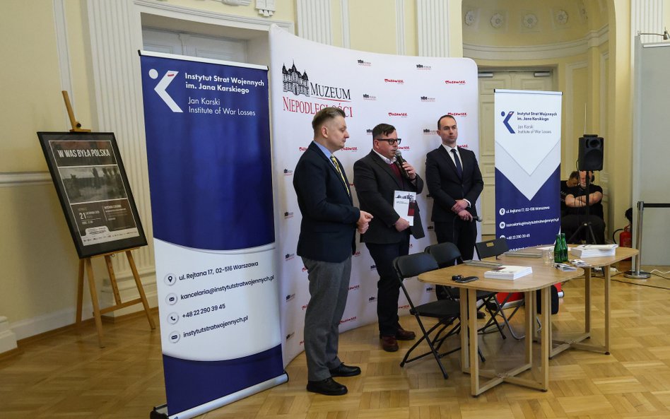 Zastępca szefa Kancelarii Prezesa Rady Ministrów Jakub Stefaniak, dyrektor Instytutu Strat Wojennych