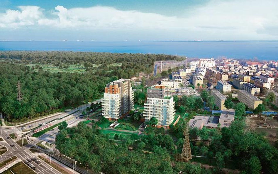 Atal Baltica Towers to dwie wieże: aparthotelowa i mieszkaniowa.