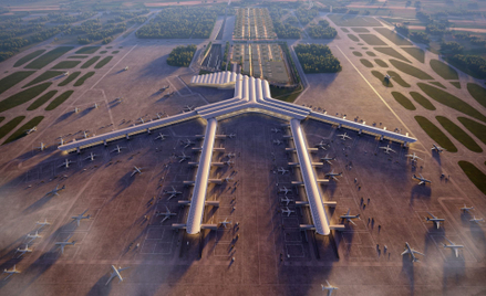 Jednym z kluczowych komponentów Centralnego Portu Komunikacyjnego ma być lotnisko budowane na powier