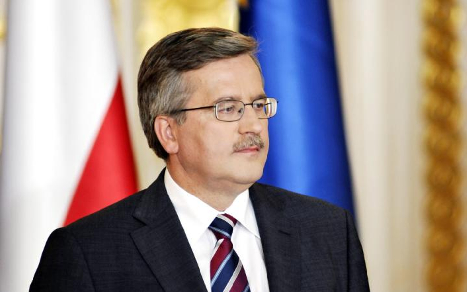 Prezydent Bronisław Komorowski