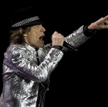 Mick Jagger na pożegnalnym koncercie w Londynie 29 listopada 2012 roku