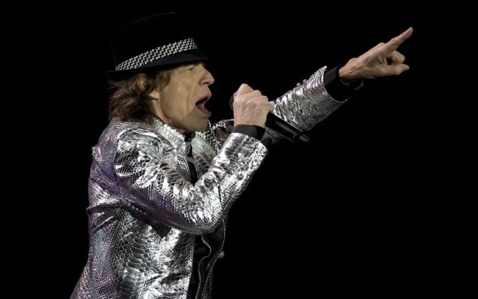 Mick Jagger na pożegnalnym koncercie w Londynie 29 listopada 2012 roku