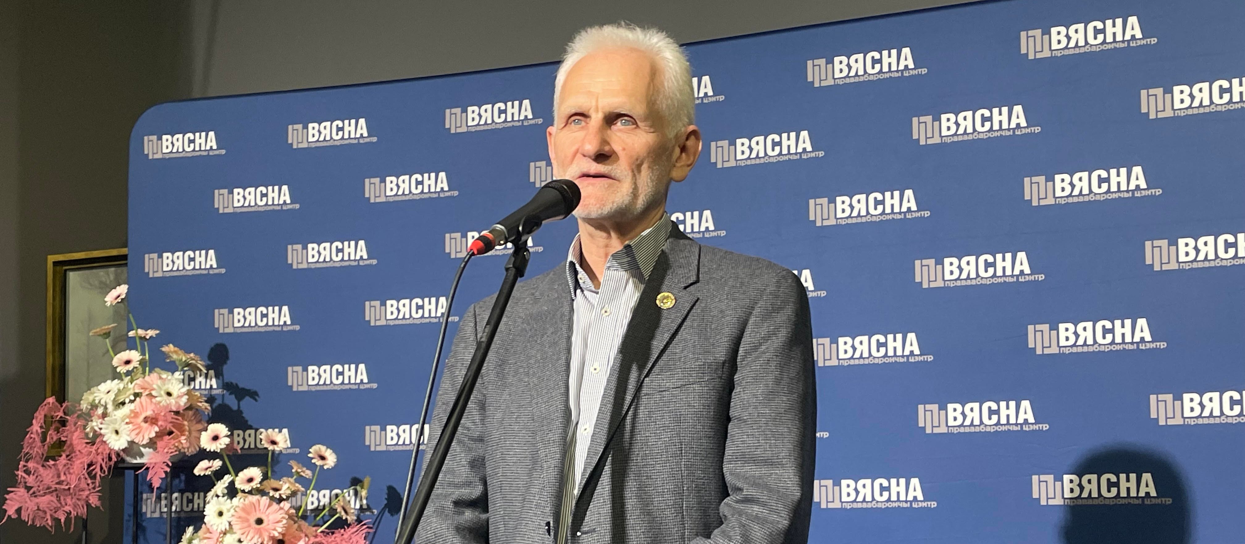 Noblista Aleś Bialacki kontra Łukaszenko. „Musimy zatrzymać represje na Białorusi”