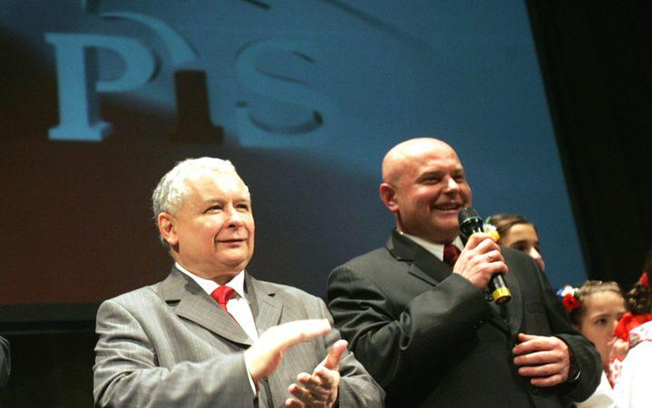 Jarosław Kaczyński i Ryszard Nowak