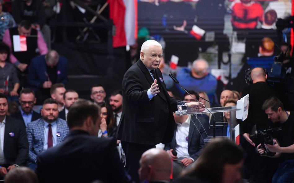 Prezes PiS Jarosław Kaczyński