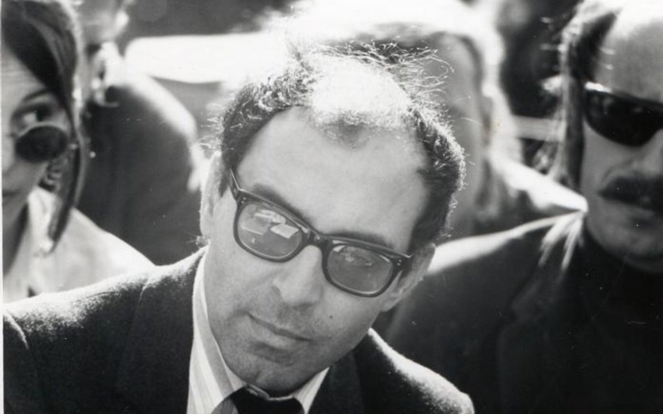 Jean-Luc Godard at Berkeley, 1968; fot. Gary Stevens