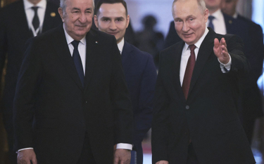 Abd al-Madżid Tabbun, prezydent Algierii i Władimir Putin