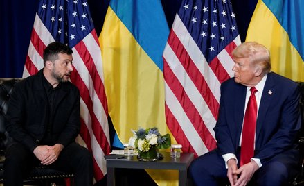 Wołodymyr Zełenski i Donald Trump