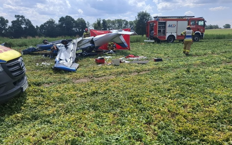 Dolny Śląsk: Poważny wypadek awionetki. Są ranni