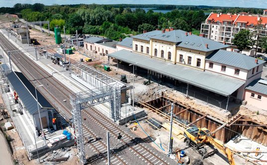 Przebudowa stacji kolejowej Ostróda