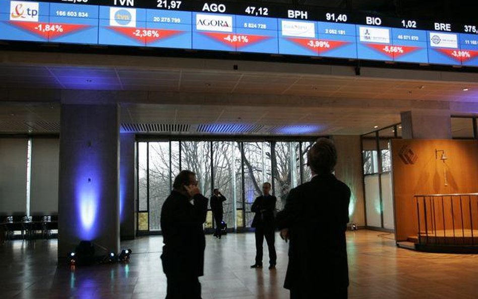 Giełdy znów ruszyły ostro w dół