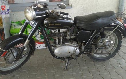 Skradziony motocykl Junak