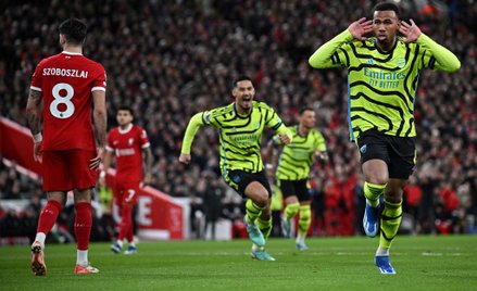 Arsenal Londyn znów nie zwyciężył na Anfield z Liverpoolem