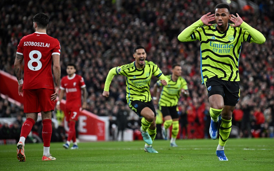 Arsenal Londyn znów nie zwyciężył na Anfield z Liverpoolem