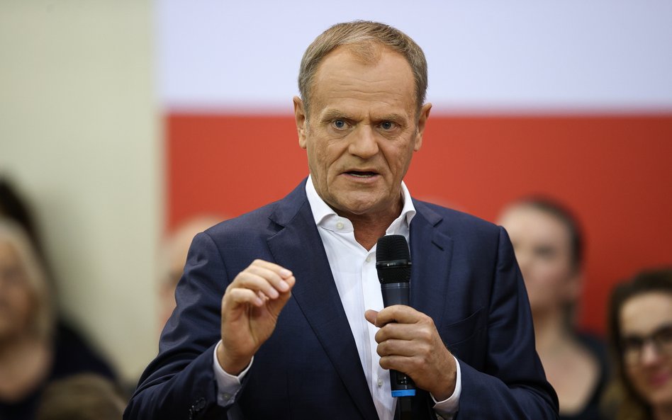 Przewodniczący Platformy Obywatelskiej Donald Tusk