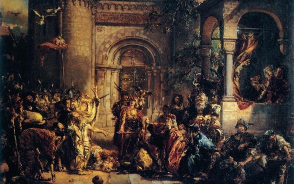 Jan Matejko „Przyjęcie Żydów do Polski”