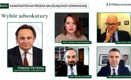 Kandydaci na prezesa Naczelnej Rady Adwokackiej - debata "Rzeczpospolitej"