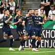 Decydującą bramkę w meczu Hammarby IF - Raków zdobył po strzale głową Stratos Svarnas