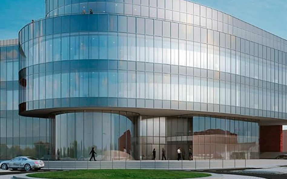 Projekt biurowca i laboratoriów spółki Cinkciarz.pl.